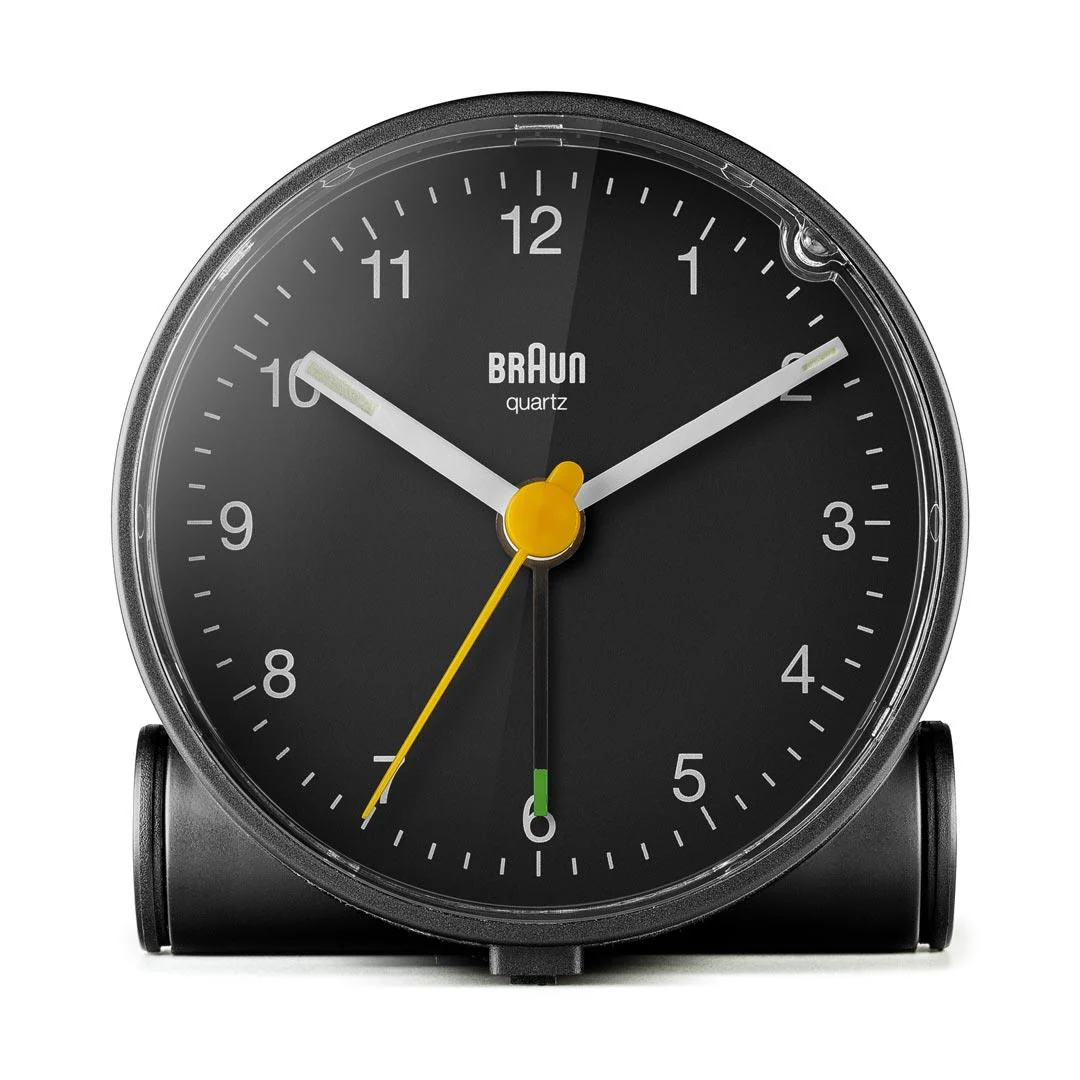 BC01 Braun classic analogue alarm clock - black - Image 3