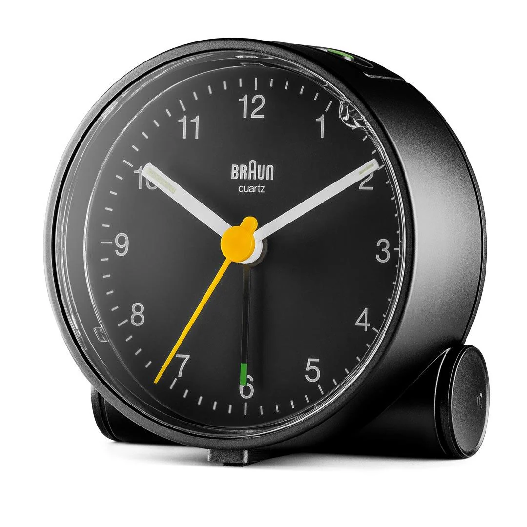 BC01 Braun classic analogue alarm clock - black - Image 4