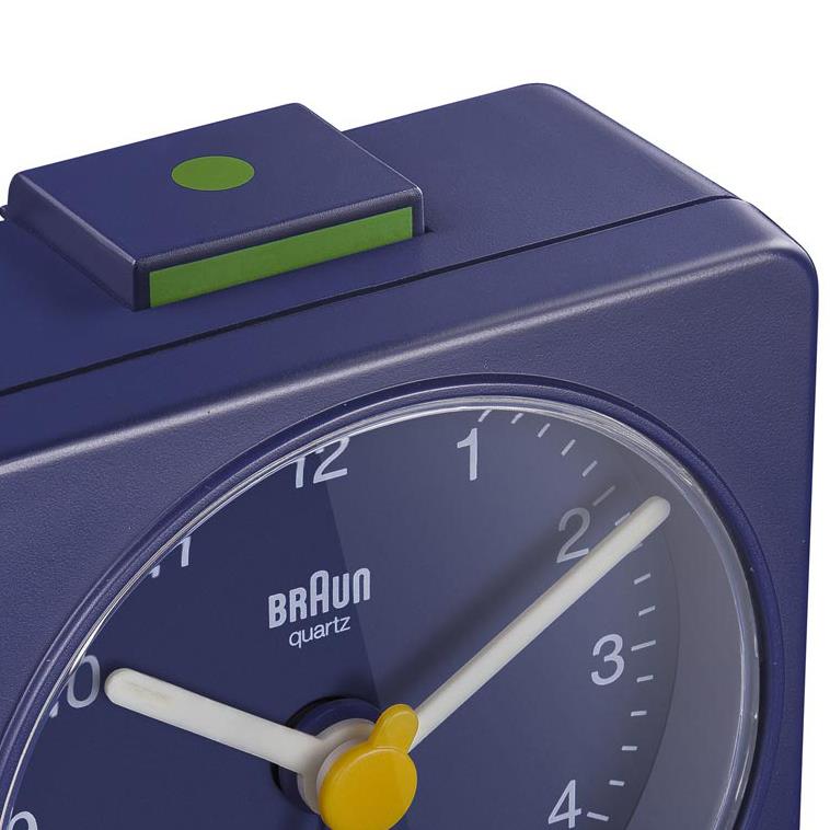 BC02 Braun classic travel analogue alarm clock - blue - Image 5