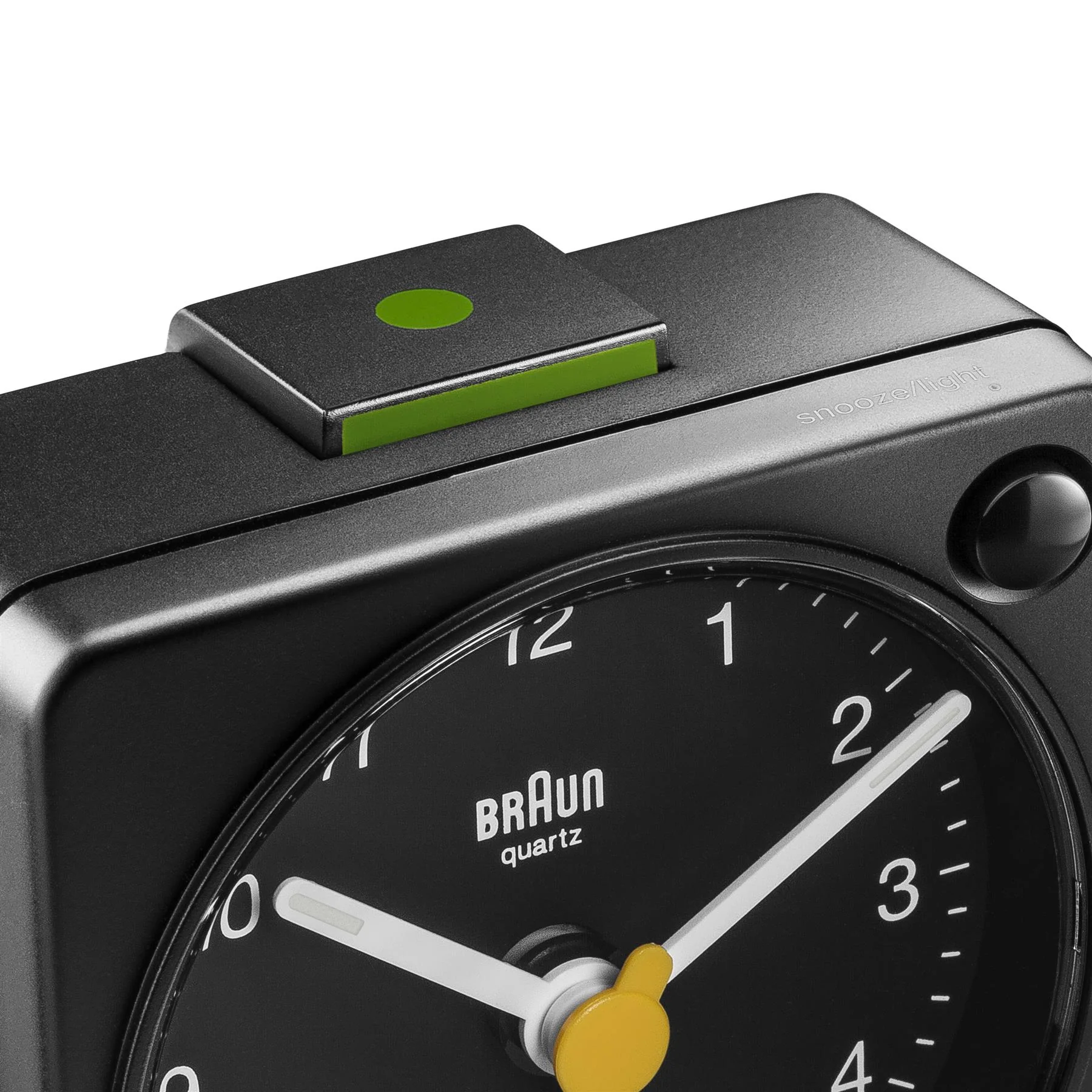 BC02X Braun classic analogue travel alarm clock - black - Image 5