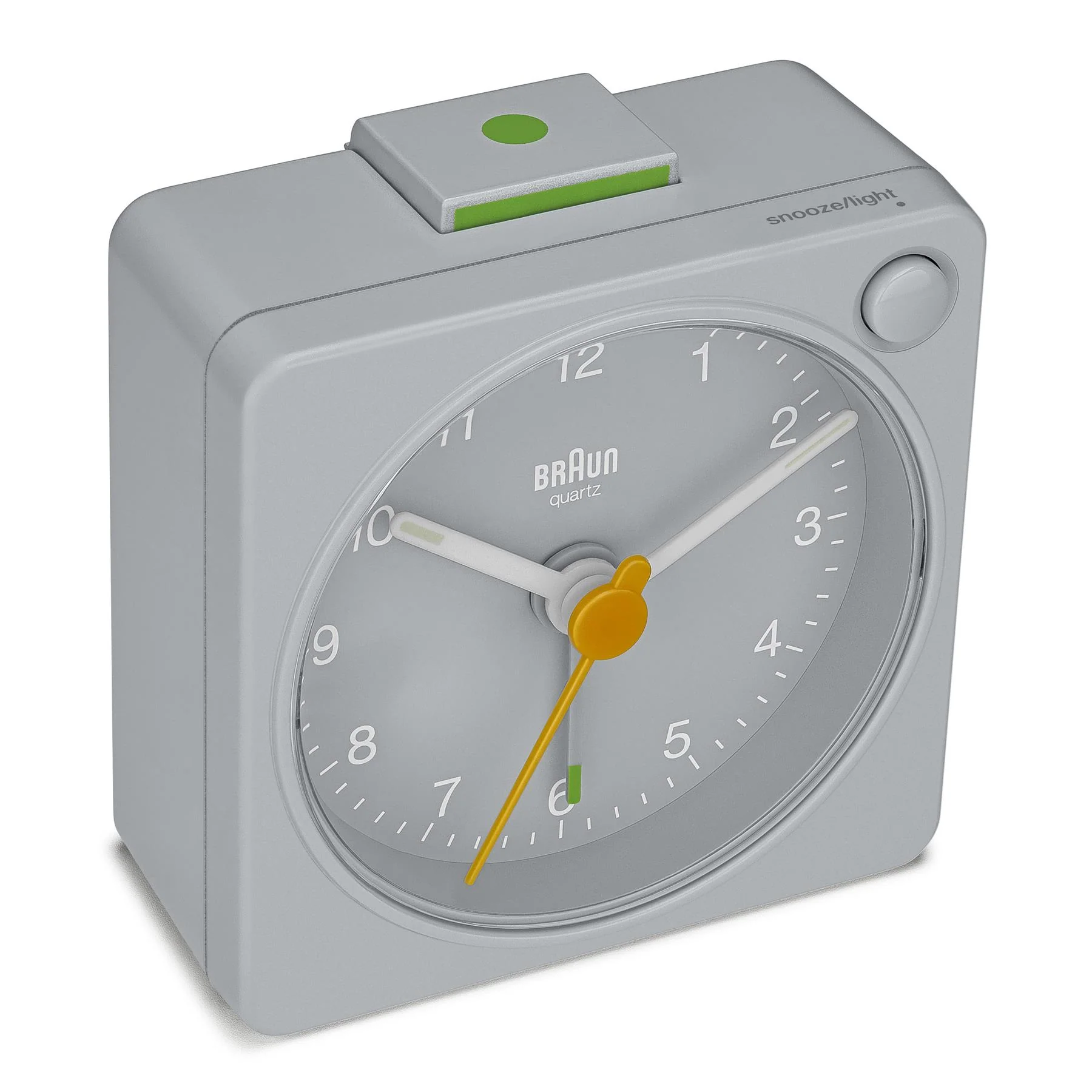 BC02X Braun classic analogue travel alarm clock - grey - Image 5