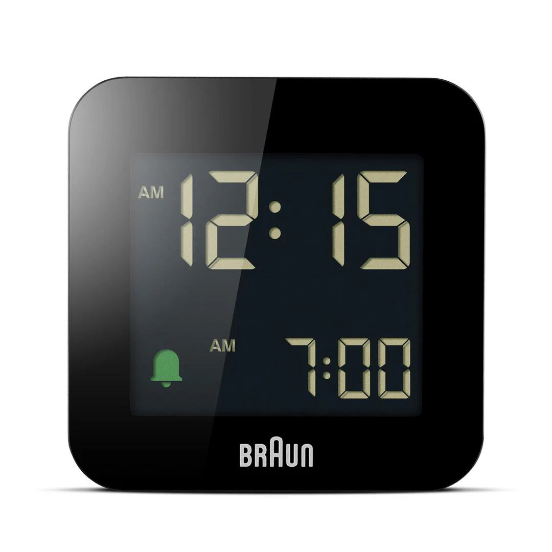 BC08 Braun digital travel alarm clock - black - Image 4