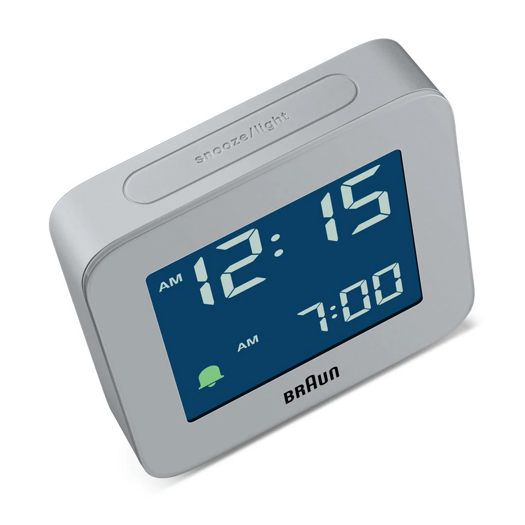 BC09 Braun digital alarm clock - grey - Image 4