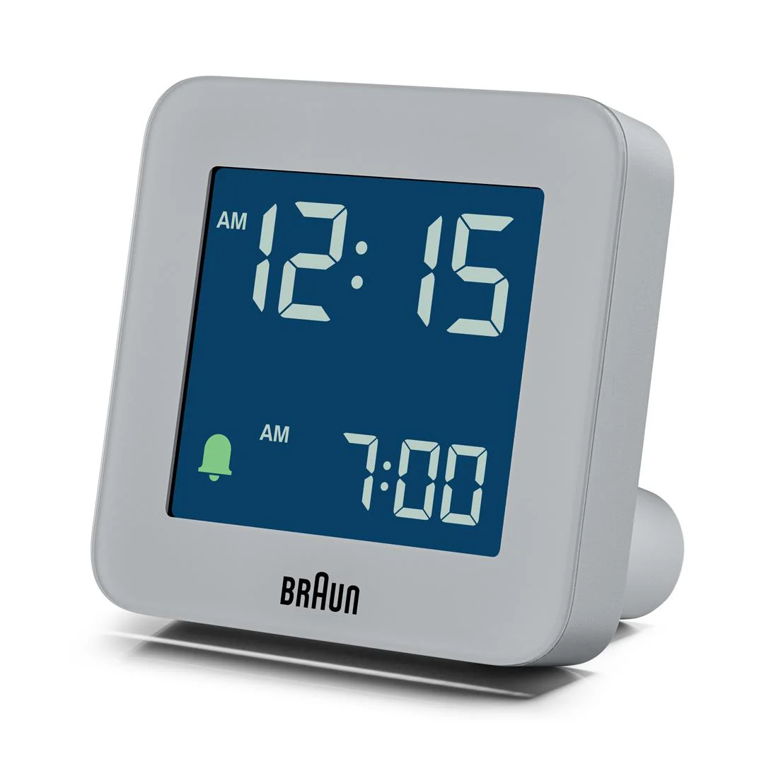 BC09 Braun digital alarm clock - grey - Image 6