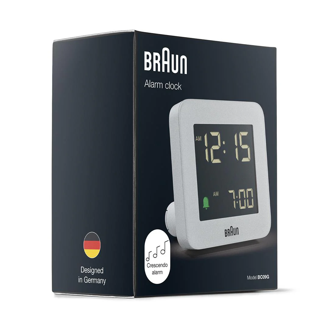 BC09 Braun digital alarm clock - grey - Image 9