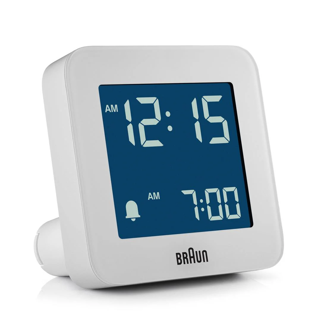 BC09 Braun digital alarm clock - white - Image 2