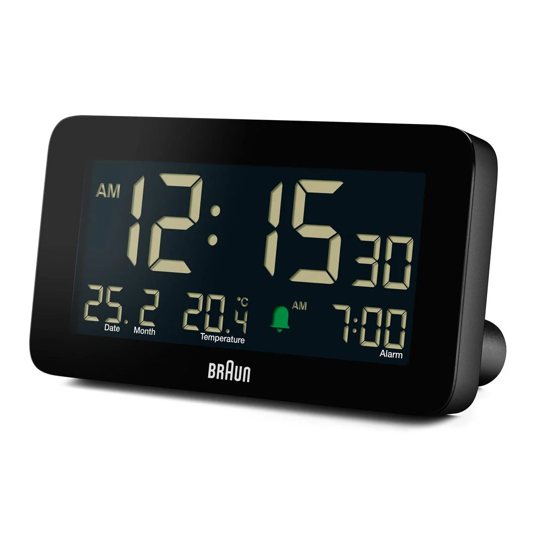 BC10 Braun digital alarm clock - black - Image 3