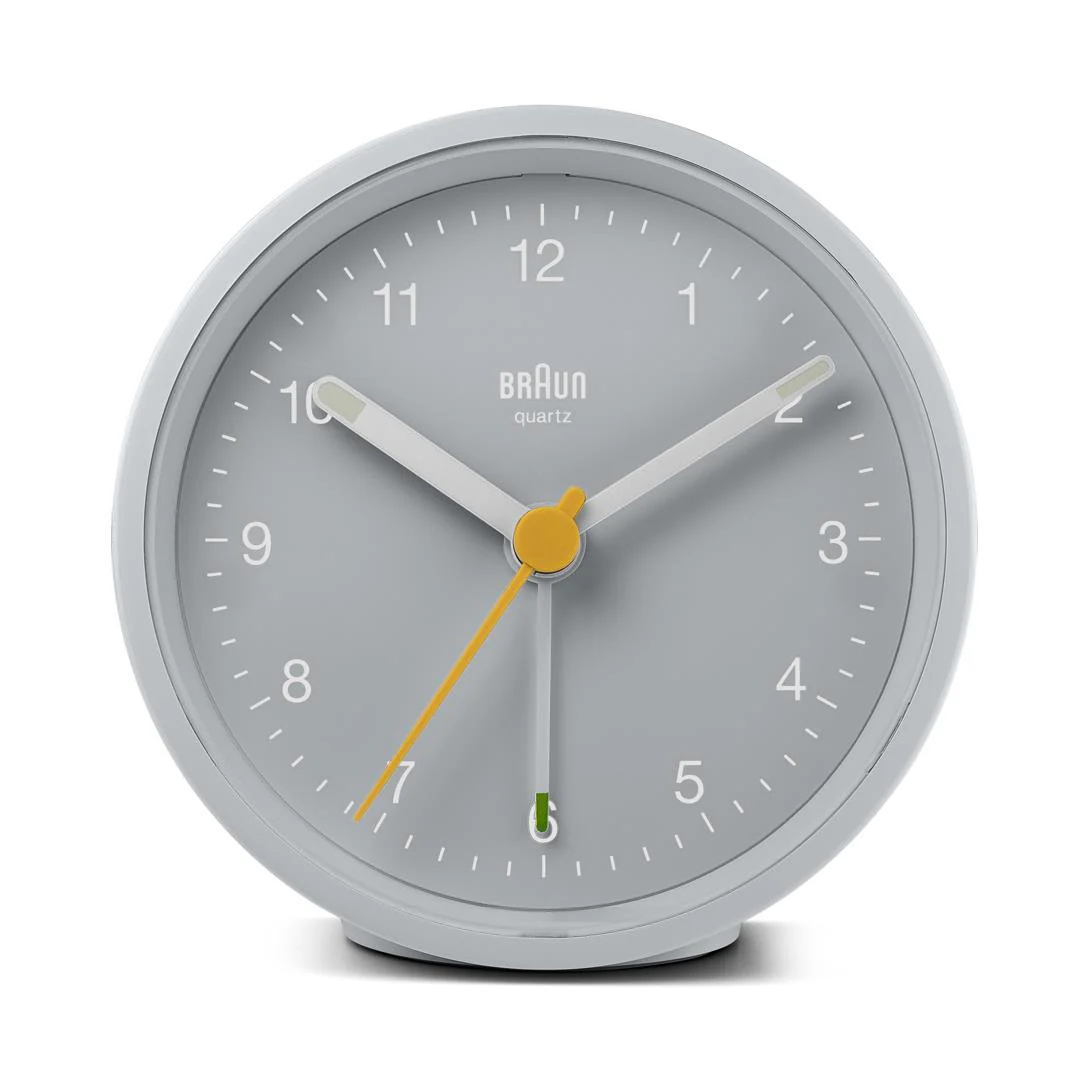 BC12 Braun classic analogue alarm clock - grey - Image 3