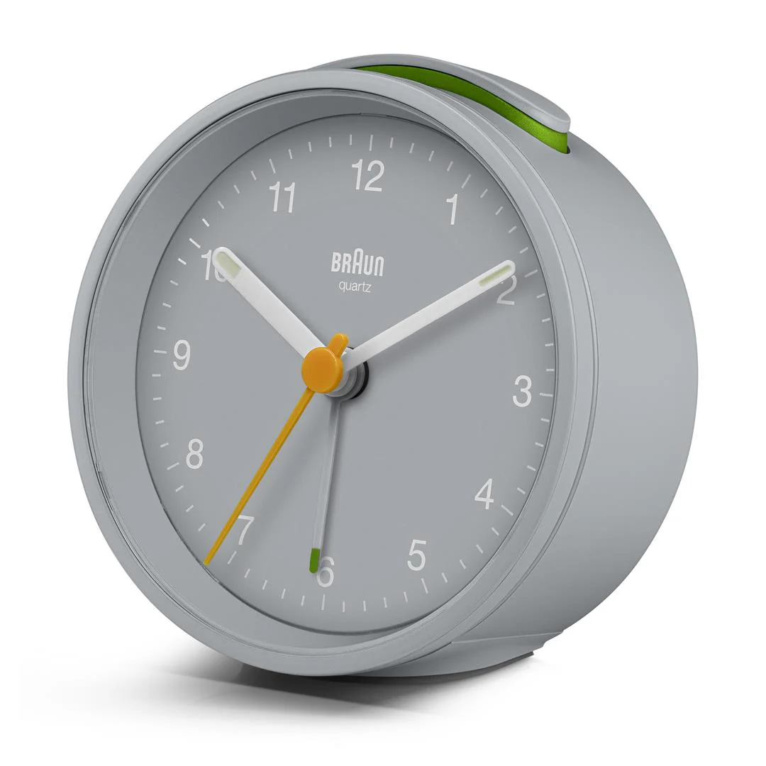 BC12 Braun classic analogue alarm clock - grey - Image 4