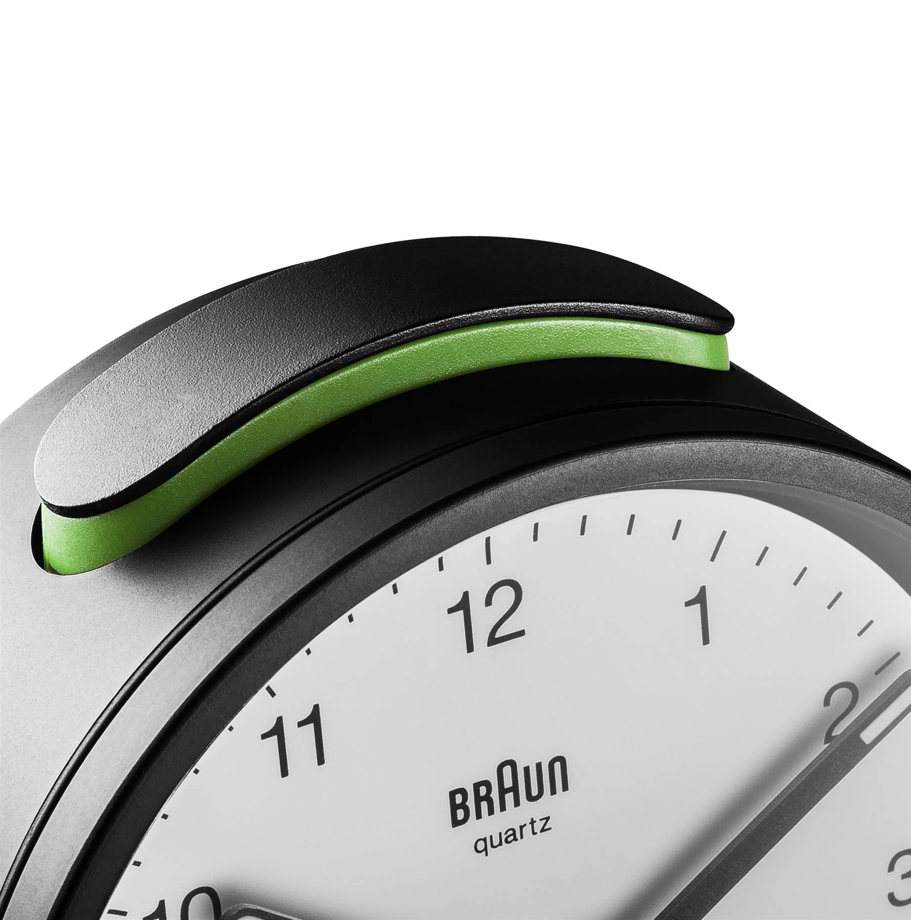 BC12 Braun classic analogue alarm clock - black & white - Image 5