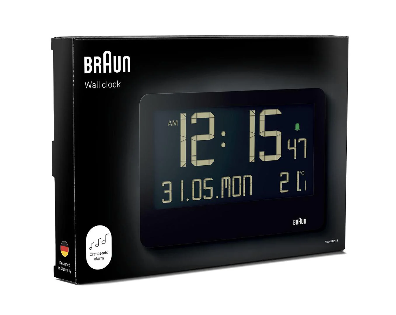 BC14 Braun digital wall clock - black - Image 7