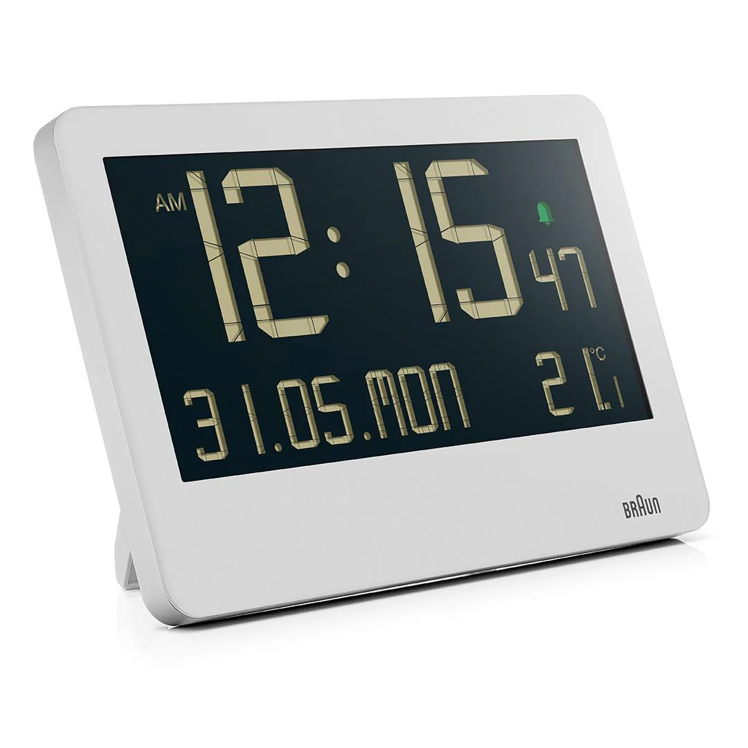 BC14 Braun digital wall clock - white - Image 3