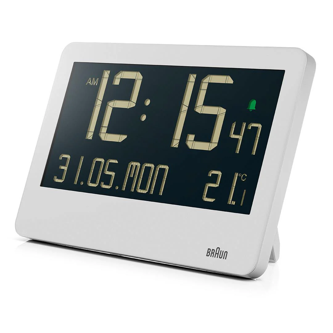 BC14 Braun digital wall clock - white - Image 4