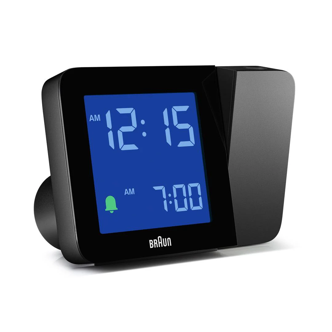 BC15 Braun digital projection alarm clock - black - Image 4
