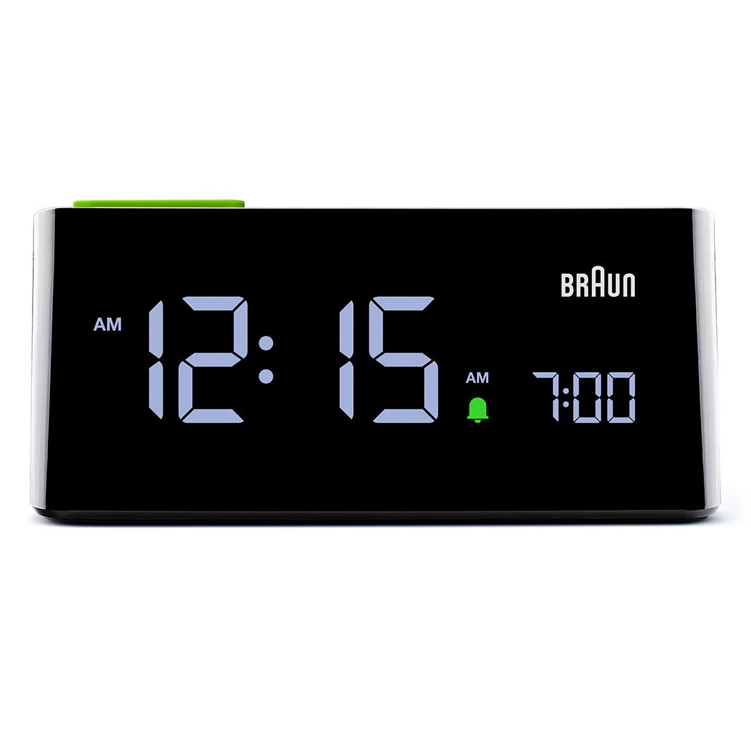 BC16 Braun digital VA LCD display clock - black - Image 4