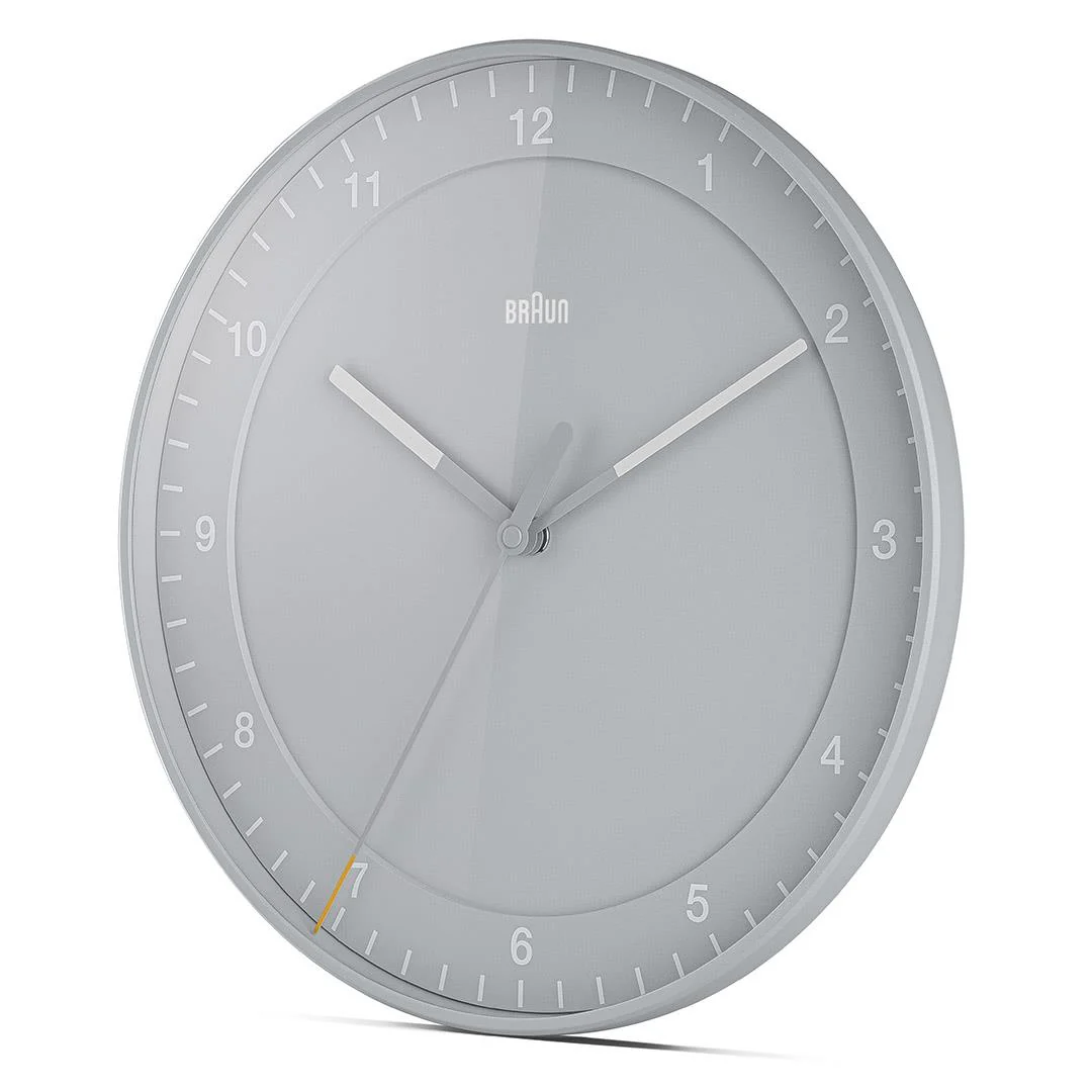 BC17 Braun classic large analogue wall clock - grey - Image 3