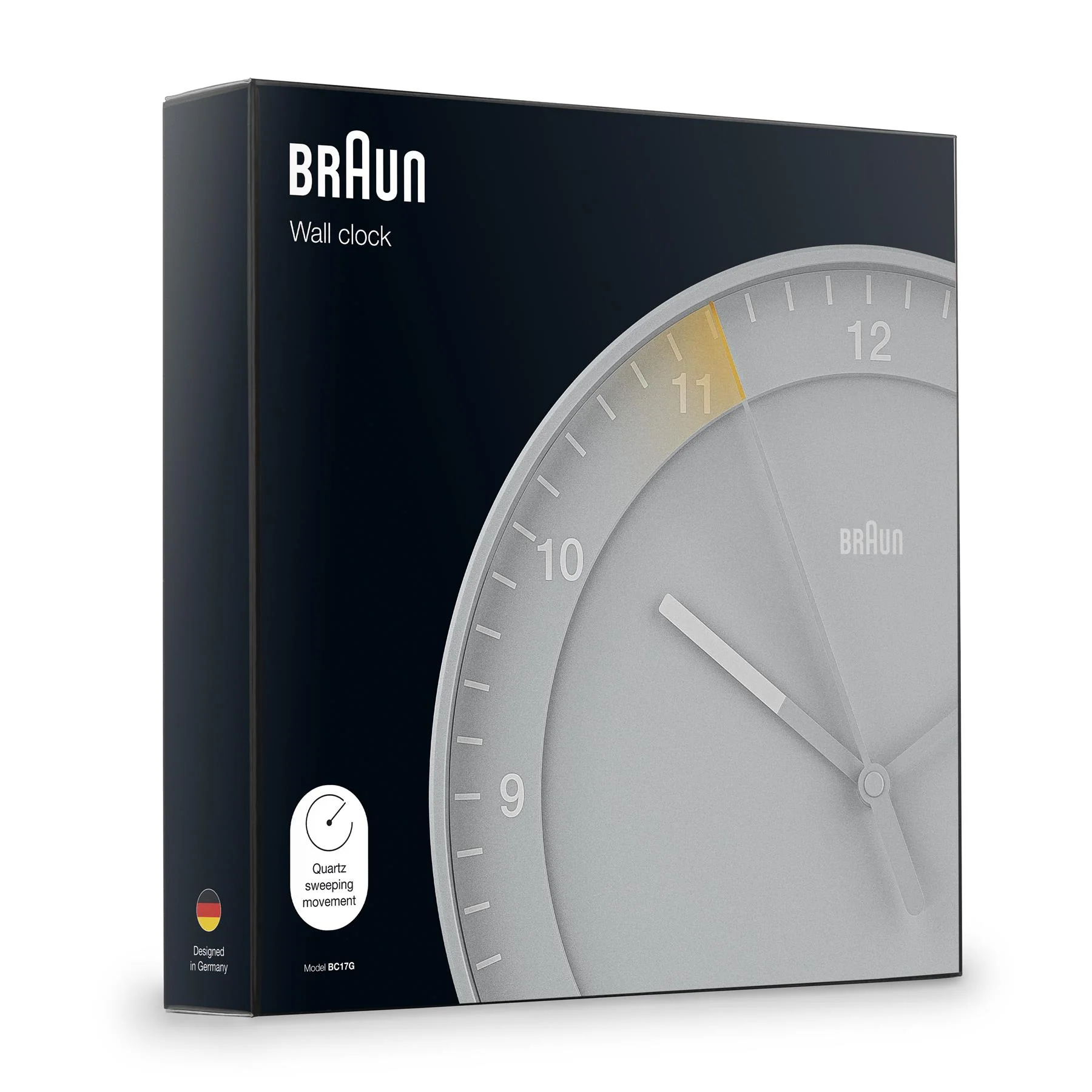 BC17 Braun classic large analogue wall clock - grey - Image 6