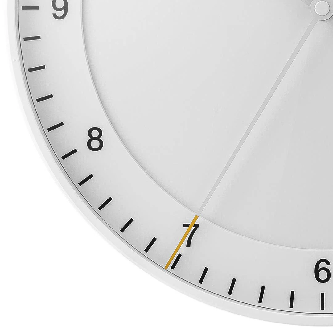 BC17 Braun classic large analogue wall clock - white - Image 4