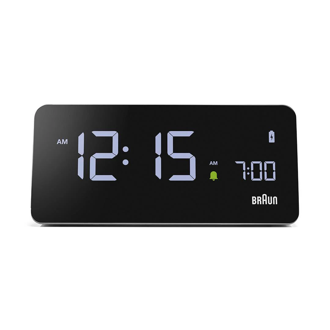BC21 Braun digital wireless charging alarm clock - grey - Image 5