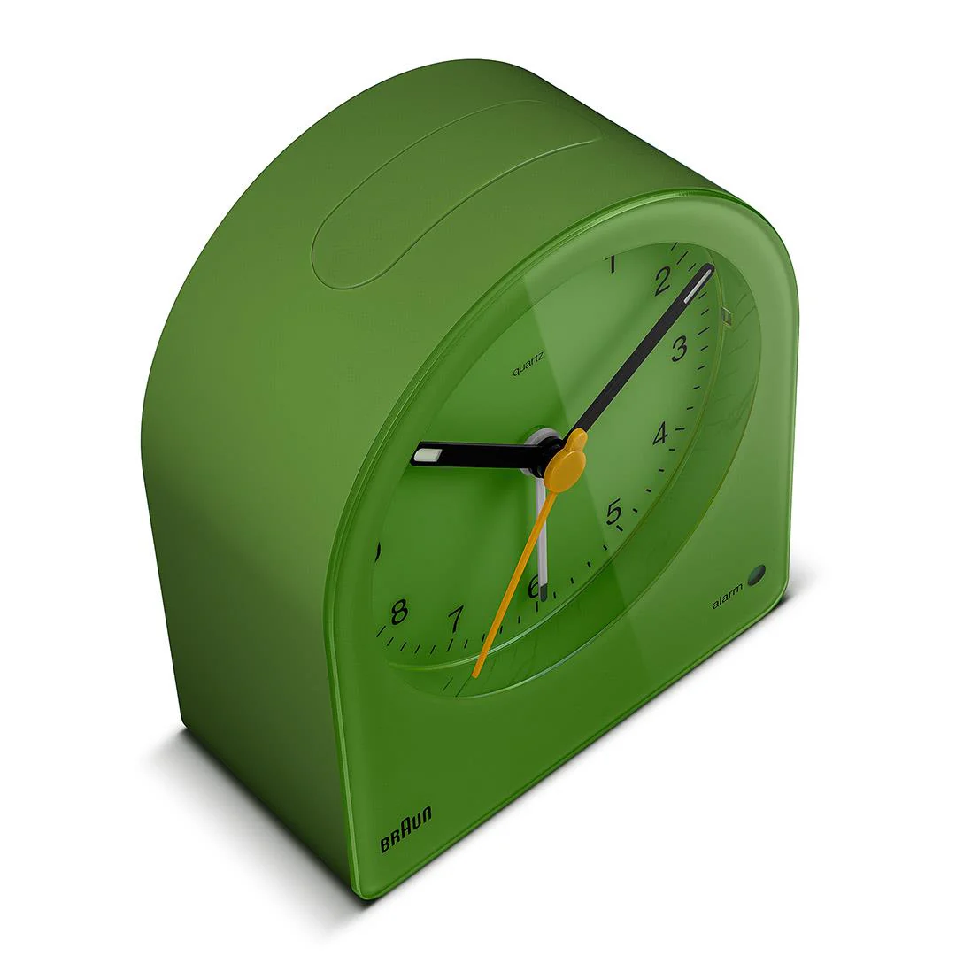 BC22GN Braun classic analogue alarm clock - green - Image 4