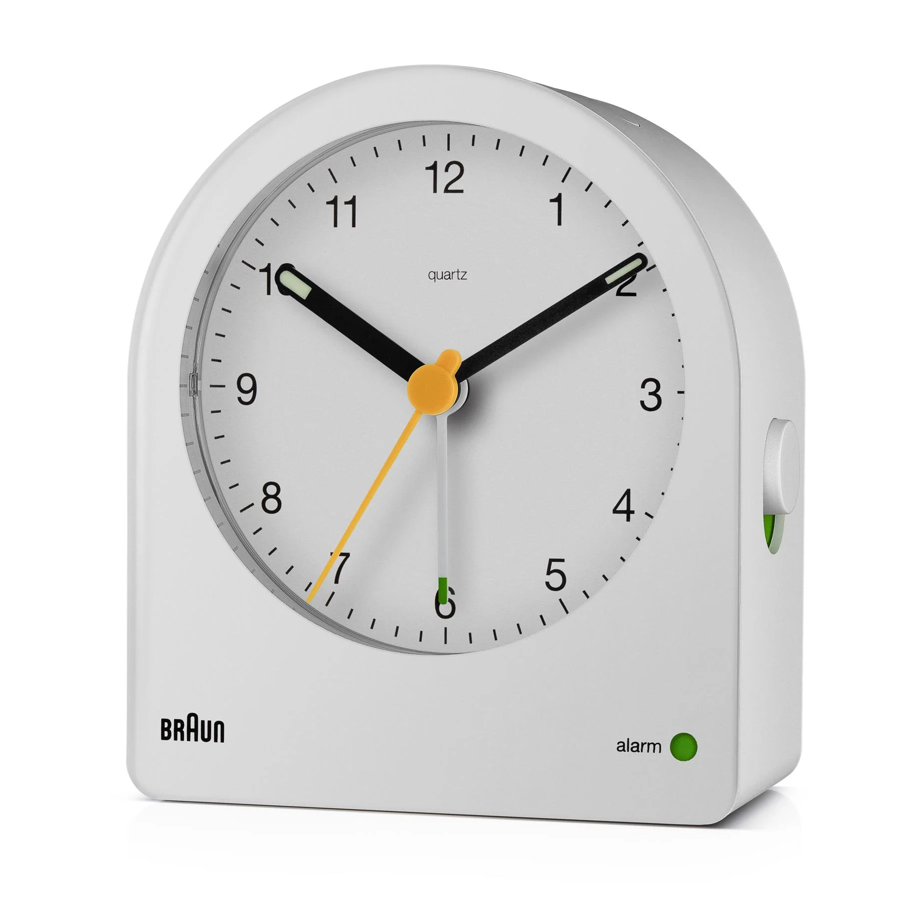 BC22 Braun classic analogue alarm clock - white - Image 4