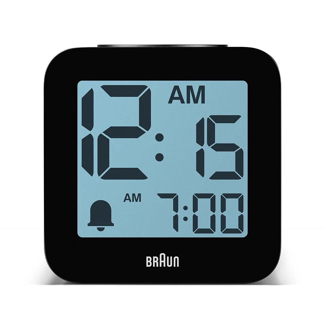 BC25 Braun time speaking digital alarm clock - black - Image 4