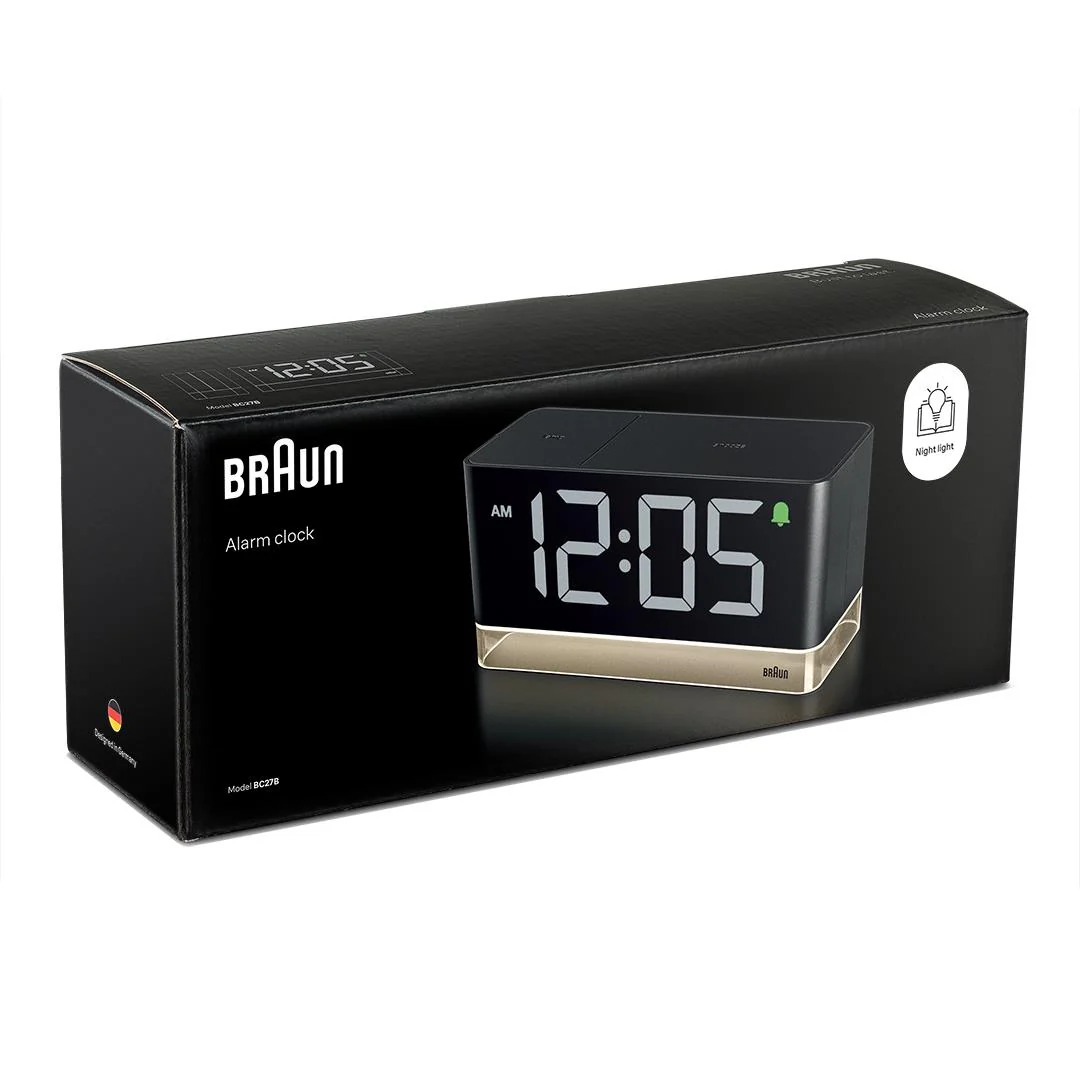 BC27 Braun led digital alarm clock - Image 9