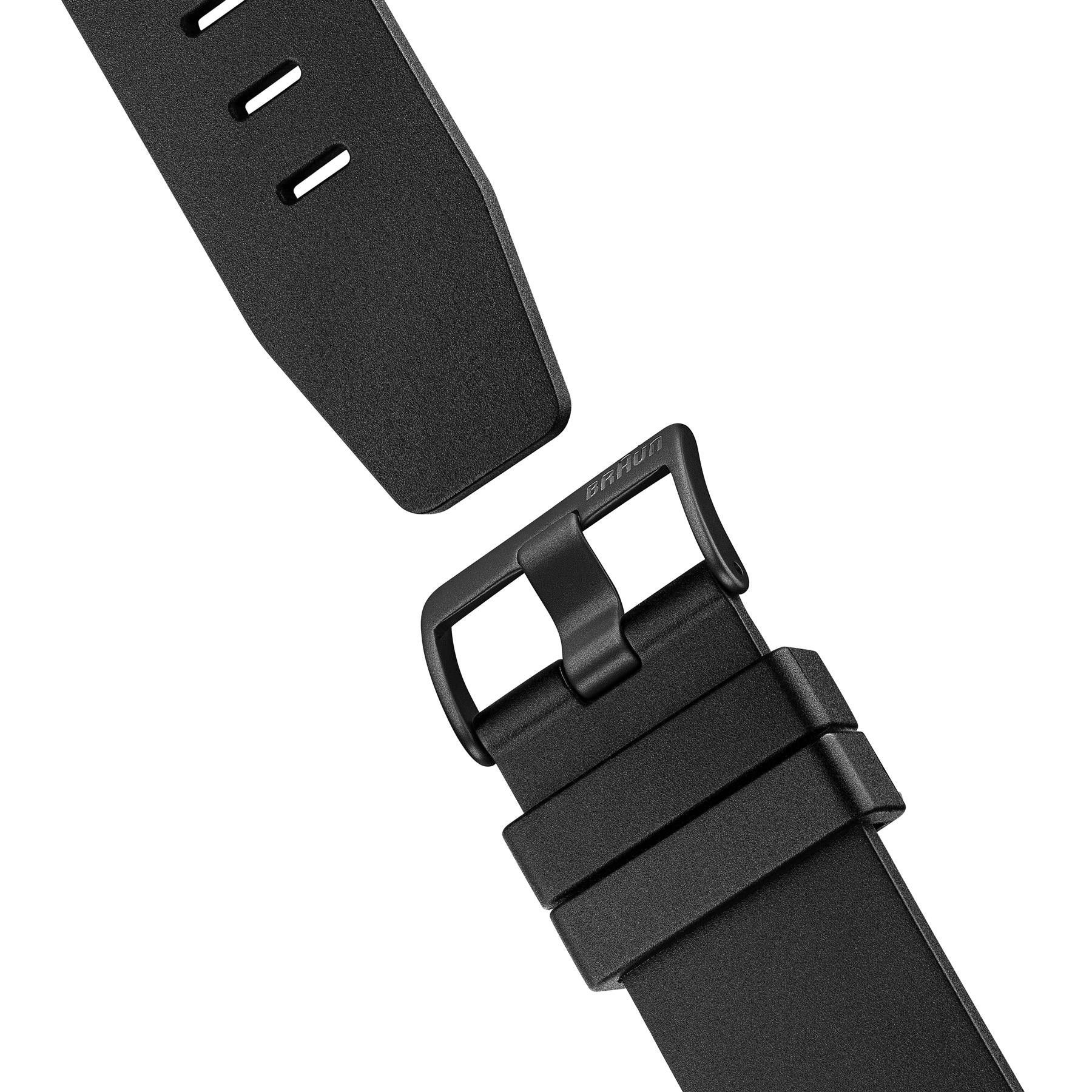 BN0278 Braun gents automatic watch - black dial and black rubber strap - limited edition - Image 7