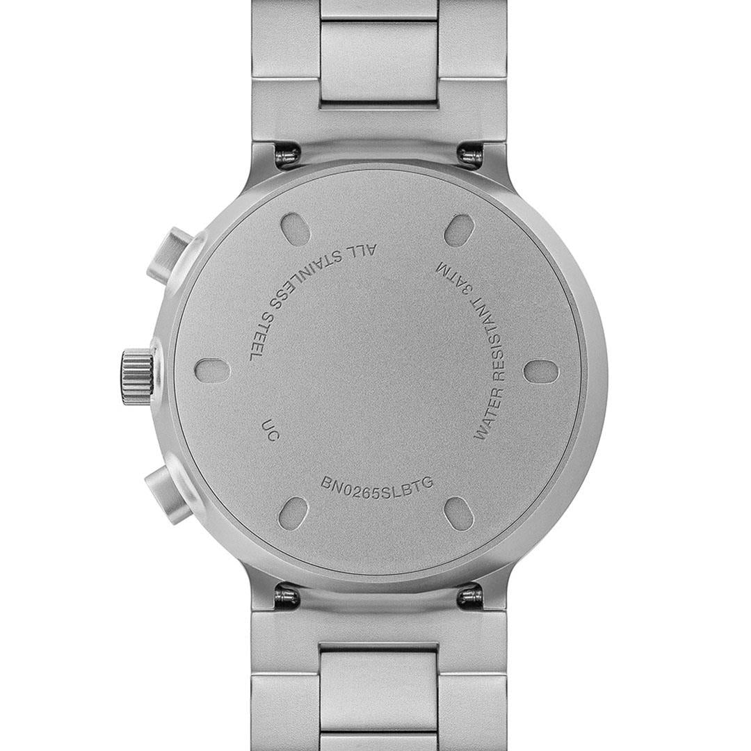 BN0265 Braun gents classic chronograph watch - silver dial and stainless steel bracelet - Image 6